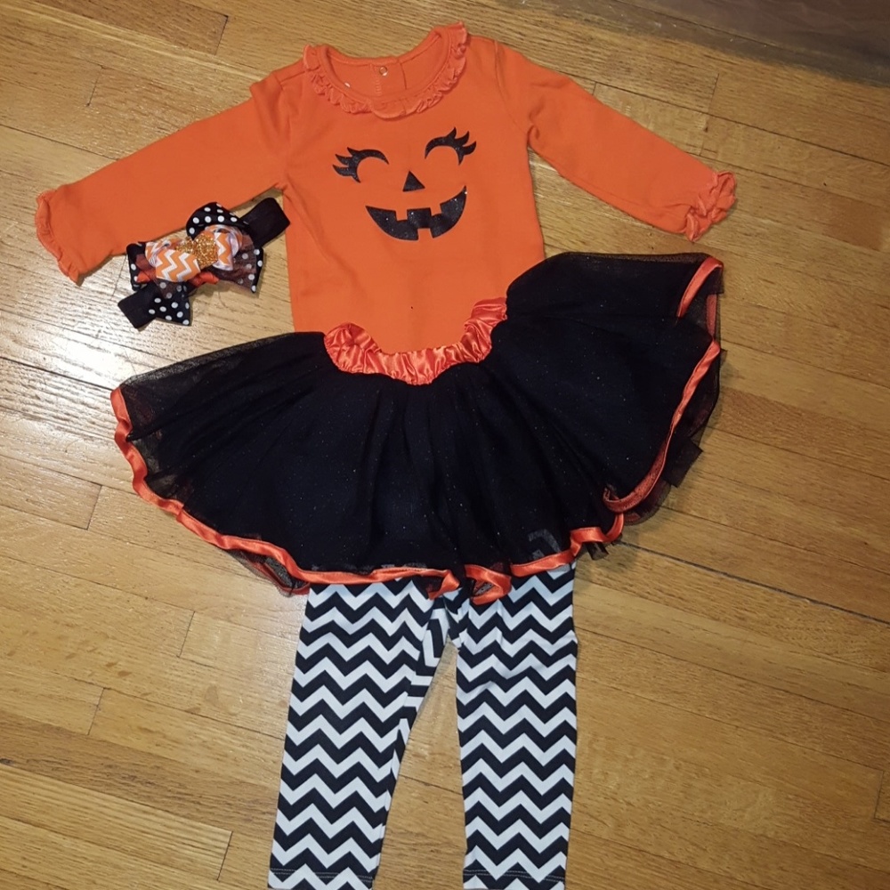 Koala kids pumpkin outfit